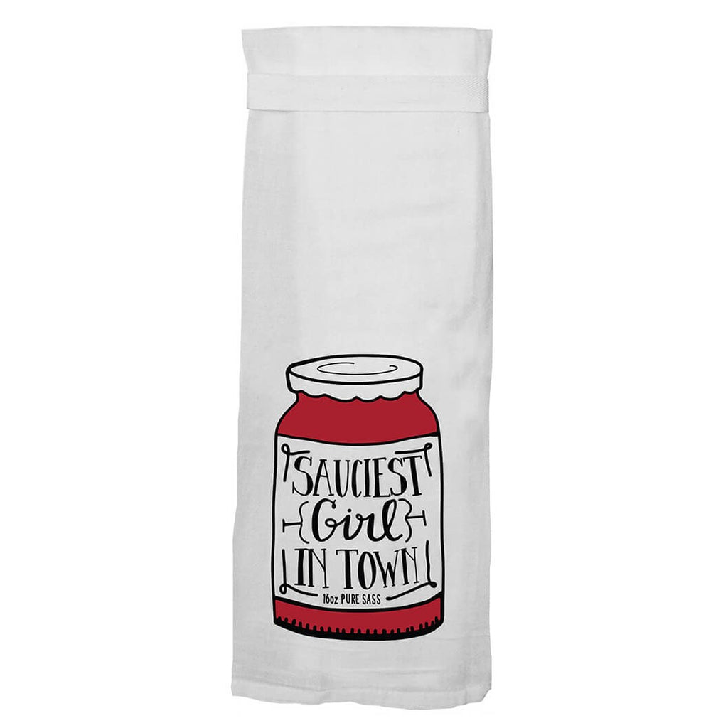 Twisted Wares Sauciest Girl in Town Towel