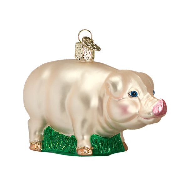 Old World Christmas Big Pig Ornament