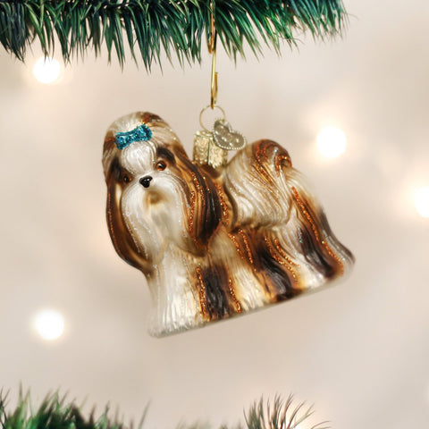 Old World Christmas Shih Tzu Ornament