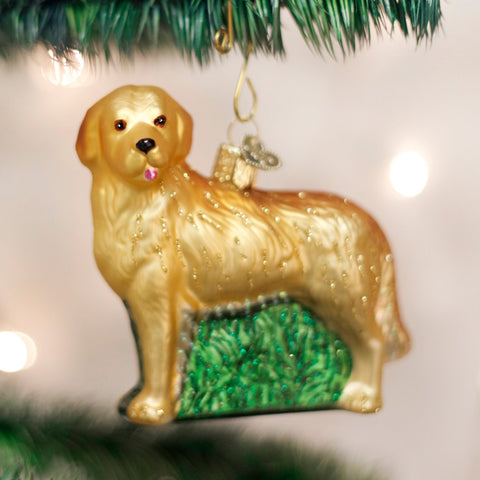 Old World Christmas Gold Retriever