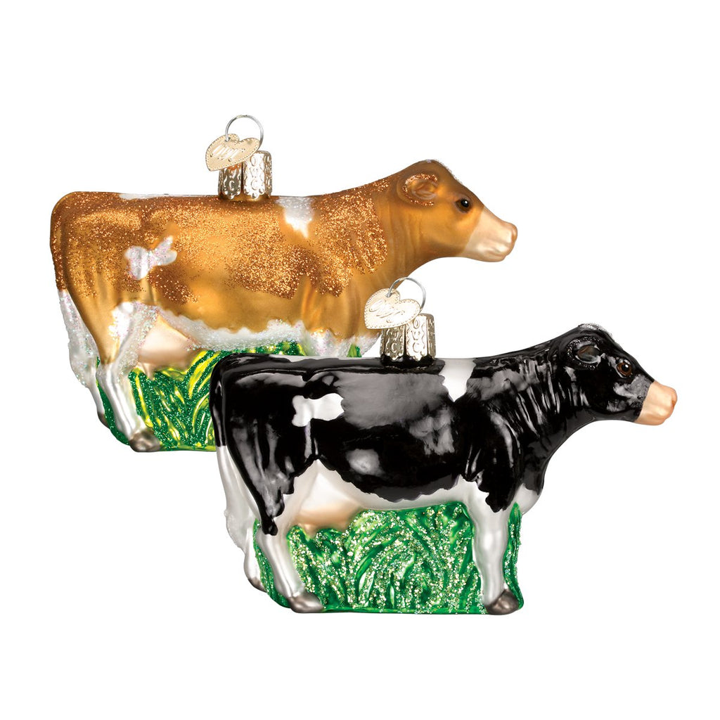 Old World Christmas Dairy Cow Ornament