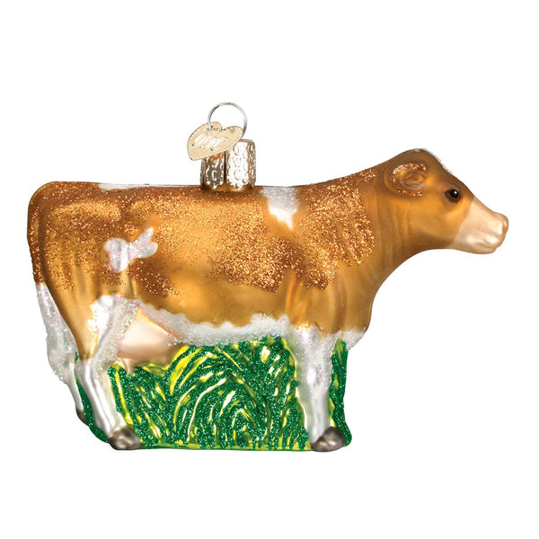 Old World Christmas Dairy Cow Ornament