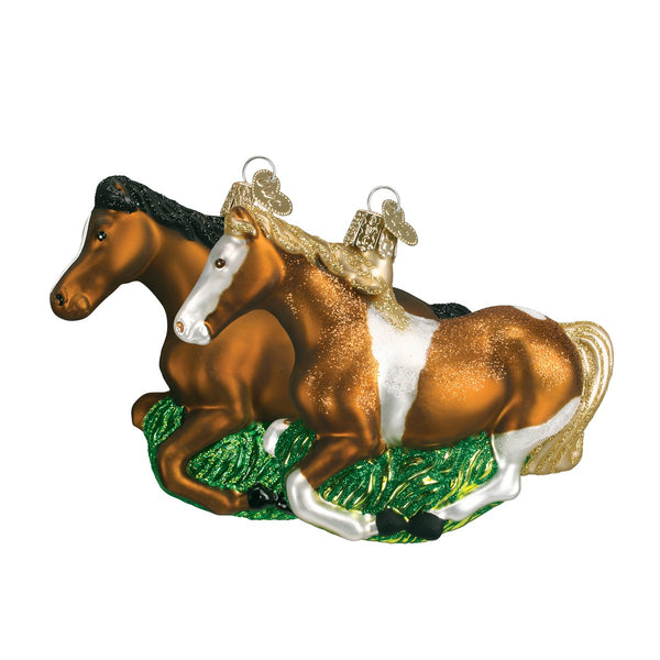 Old World Christmas Ornament Mustang Horse
