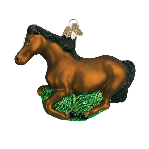 Old World Christmas Ornament Mustang Horse