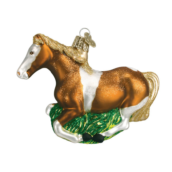 Old World Christmas Ornament Mustang Horse