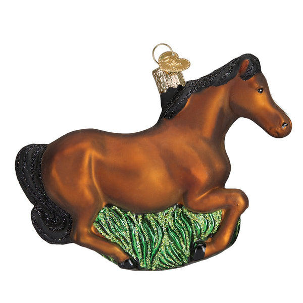 Old World Christmas Ornament Mustang Horse