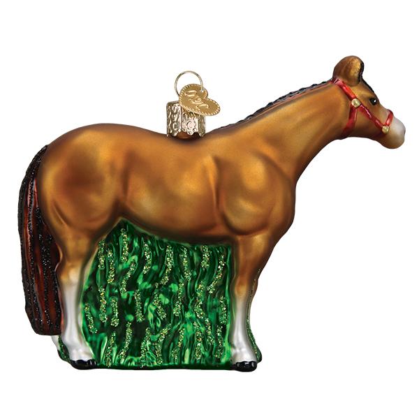 Old World Christmas Quarter Horse Ornaments