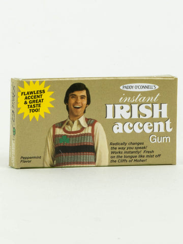 Blue Q Gum Instant Irish Accent