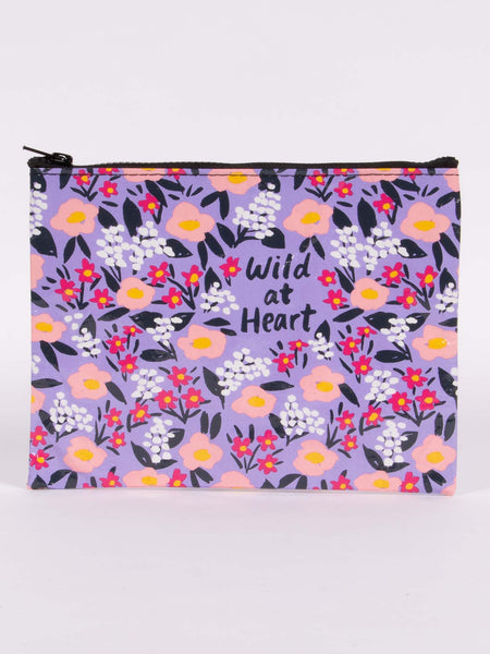 Blue Q Zipper Pouch Wild At Heart
