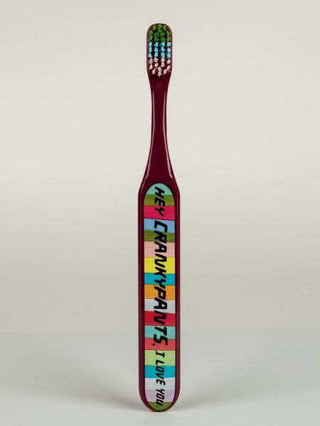 Blue Q Hey Crankypants, I love you Toothbrush