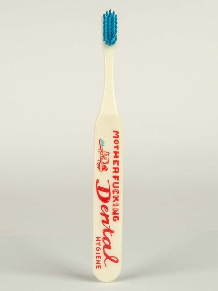 Blue Q Toothbrush Motherfucking Dental Hygiene