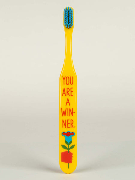 Blue Q Toothbrush You Are A Winner.