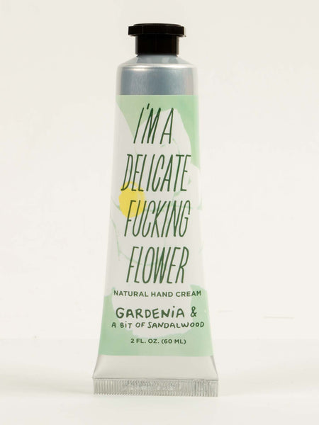 Blue Q I'm A Fucking Flower Hand Cream Gardenia and a Bit of Sandle Wood