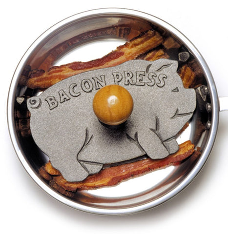 Norpro Cast Iron Bacon/ Grill Press Pig