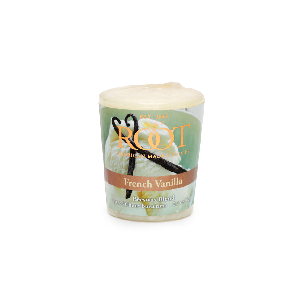 Root 20 hour French Vanilla Votive Candle
