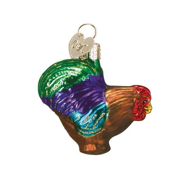 Old World Christmas Ornament Miniature Rooster