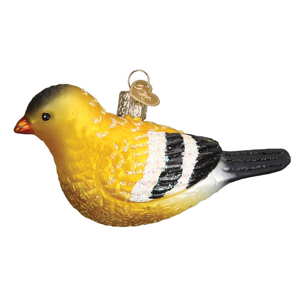 Old World Christmas American Goldfinch