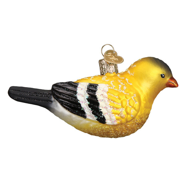 Old World Christmas American Goldfinch