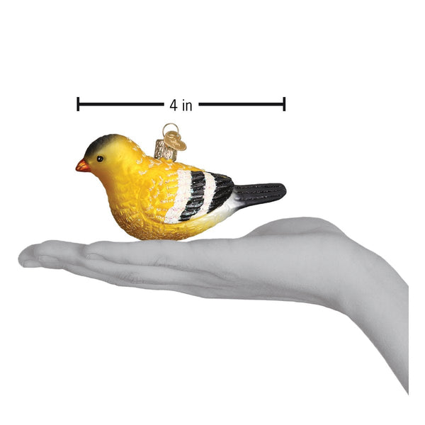 Old World Christmas American Goldfinch