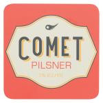Now Designs Beer Labels Cork-Backed Coasters