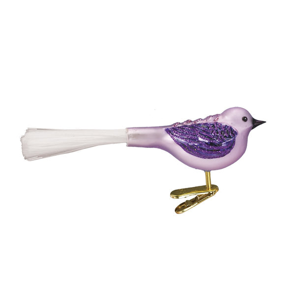 Old World Christmas Fat Glitter Bird Ornament