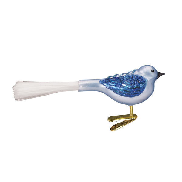 Old World Christmas Fat Glitter Bird Ornament