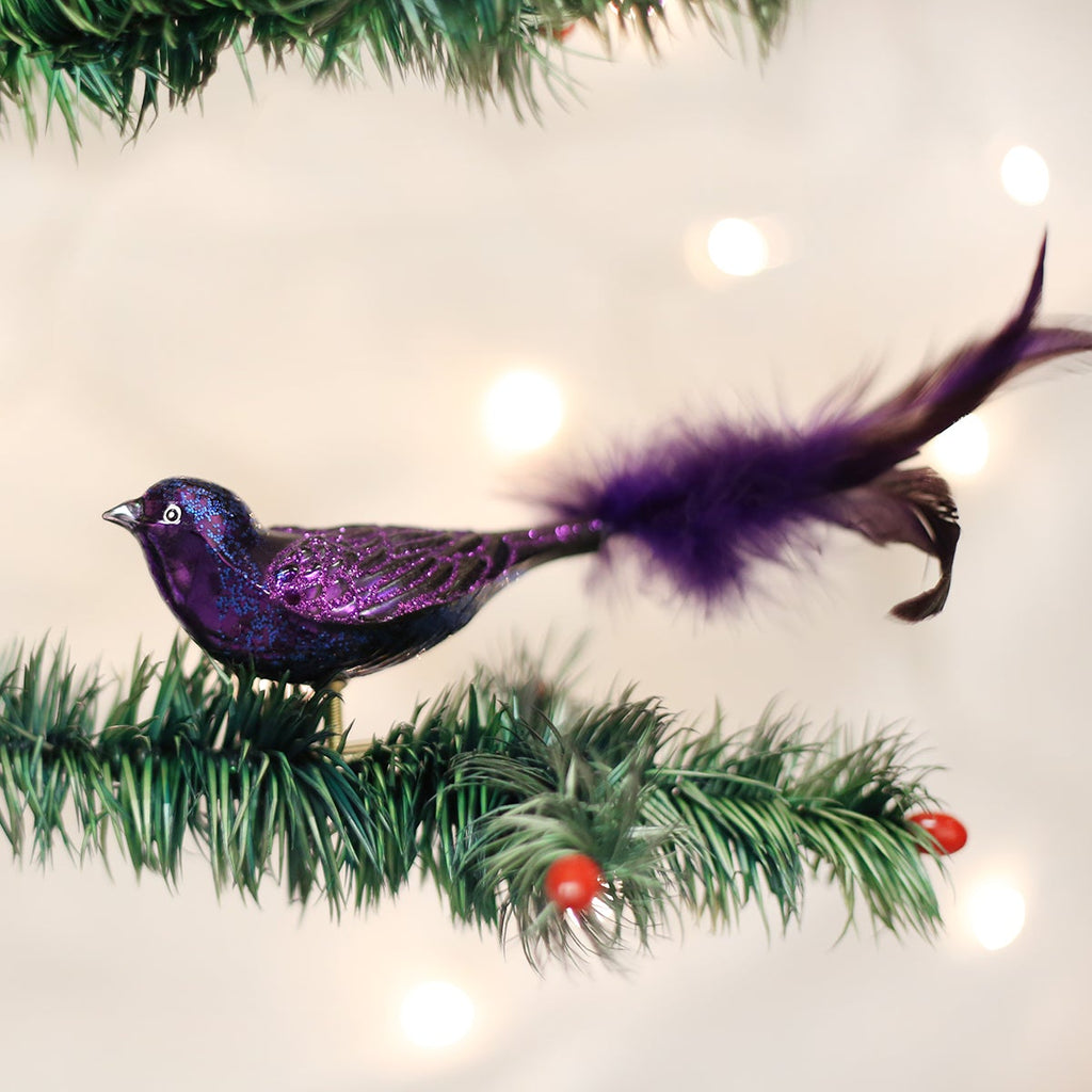 Old World Christmas Purple Martin Ornament