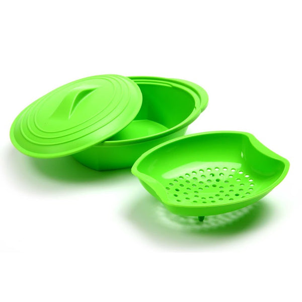 Norpro Silicone 32oz Microwave Steamer With Insert