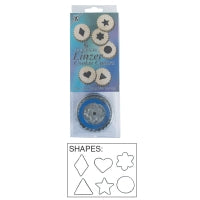 R&M 6 piece Traditional Linzer Cookie Cutter Set