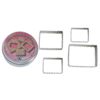 R&M 4 piece Fluted Rectangle Cutter Set