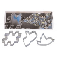 R&M 3 piece Social Media Cookie Cutters Set