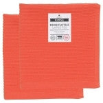 Now Designs Tangerine Ripple Dishcloth Set of 2