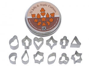 R&M 12 piece Mini Jelly & Aspic Cutter Set