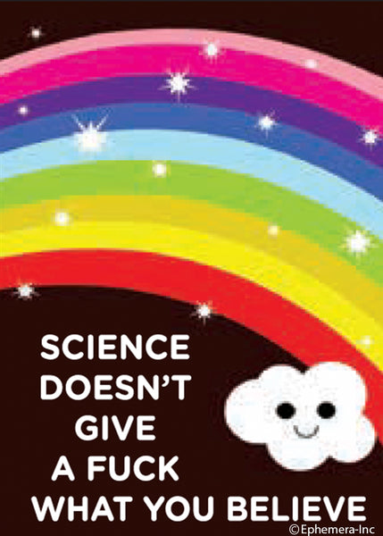 Ephemera Magnet Science Doesn't Give a F*ck