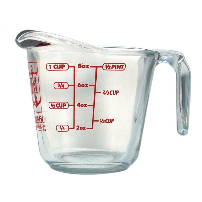 HIC Anchor 8 oz. Glass Measuring Cup