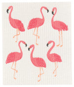 Now Designs Ecologie Swedish Sponge Cloth Flamingos