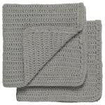 Now Designs London Gray Homespun Dishcloths Set of 2