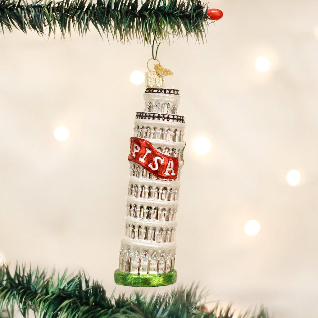 Old World Christmas Leaning Tower of Pisa Ornament