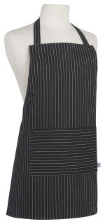 Now Designs Black Pinstripe Junior Basic Apron