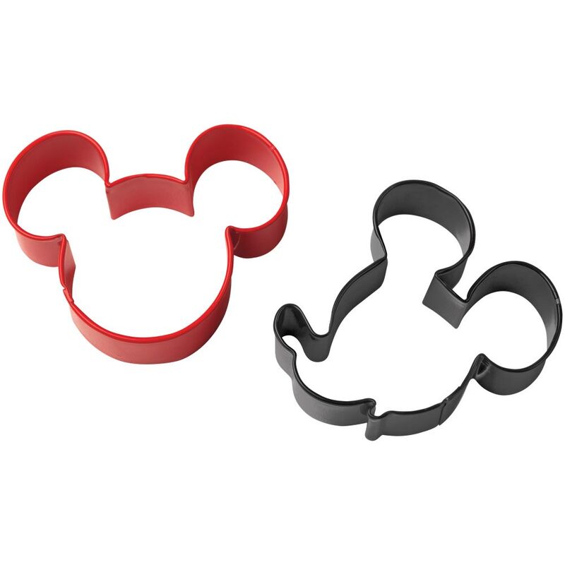 Wilton 2 piece Mickey Mouse Cookie Cutter Set