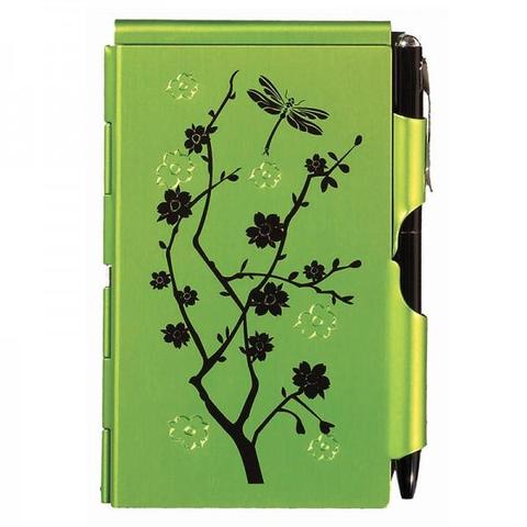WS Flip Notes Lime Blossoms