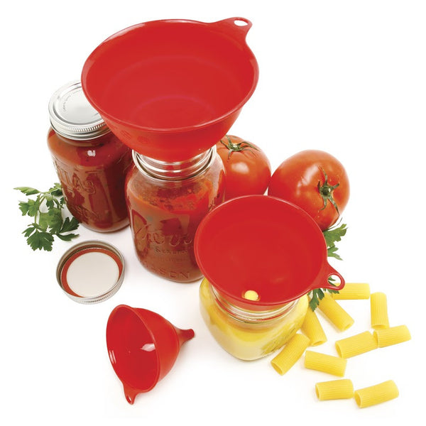 Norpro Set of 3 Silicone Funnels