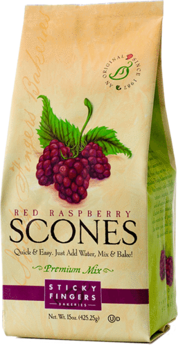 Sticky Fingers Bakery Scone Mix Red Raspberry