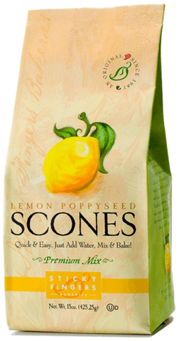 Sticky Fingers Bakery Scone Mix Lemon Poppyseed