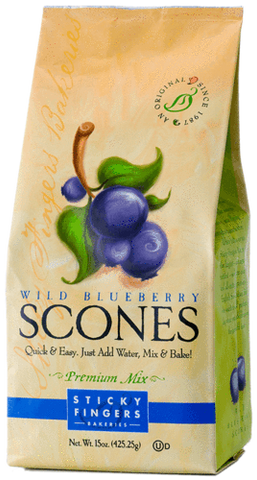 Sticky Fingers Bakery Scone Mix Wild Blueberry
