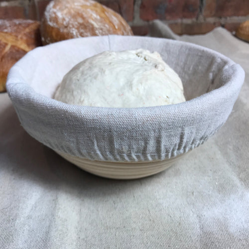 Sassafras Round Bread Proofing Basket with Linen Liner