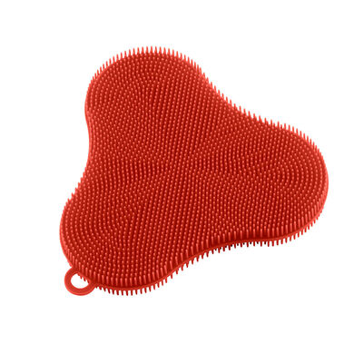 Kuhn Rikon Clover Scrubber Red