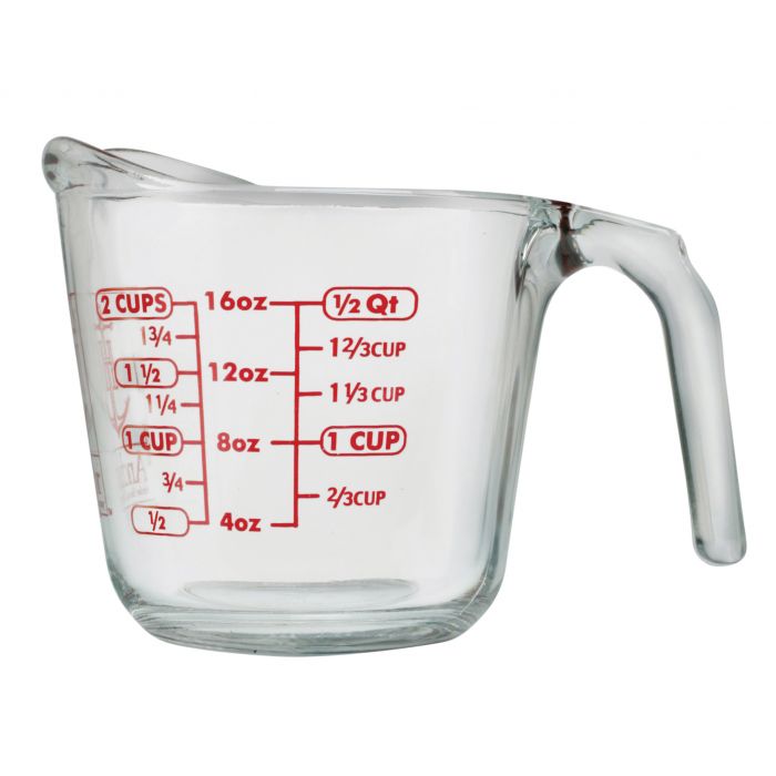 HIC Anchor 16 oz. Glass Measuring Cup