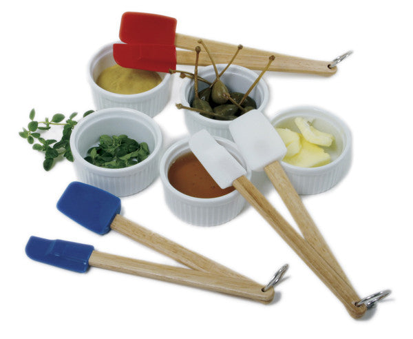 Norpro 2 Piece Mini Spatulas Blue