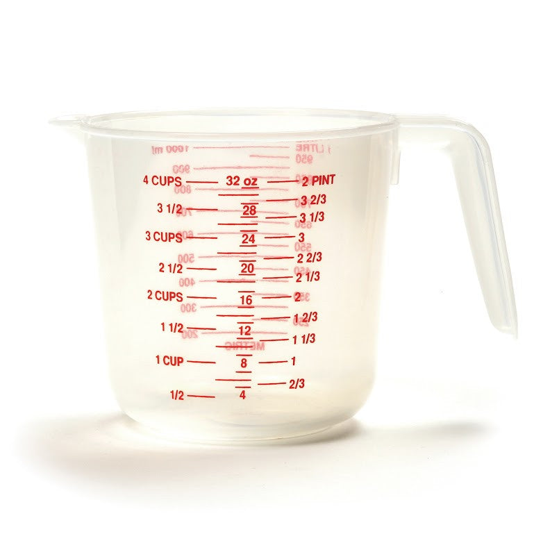 Norpro Silicone Measuring Stir and Pour Measure 4 Cups, Flexible, Dishwasher